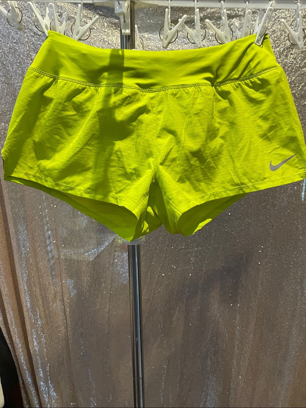 Nike Women’s Neon Lime Running Shorts